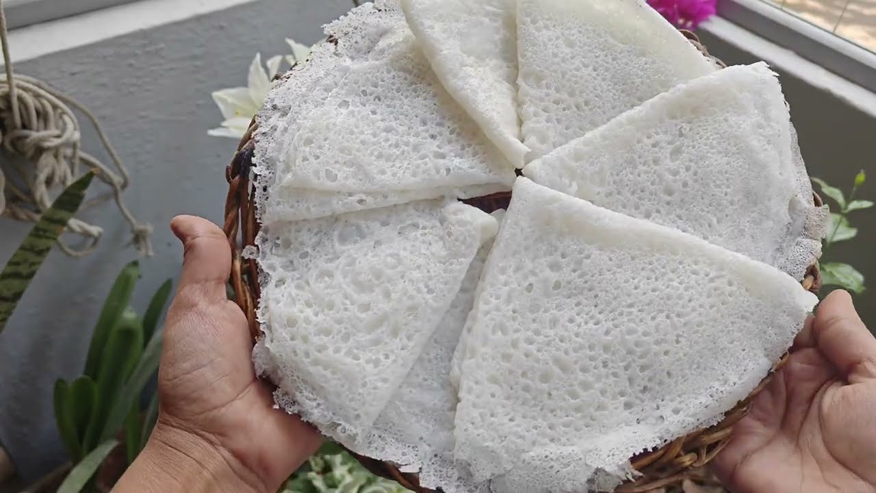 Soft Neer Dosa Recipe | Udupi Style Neer Dose | Easy South Indian Breakfast