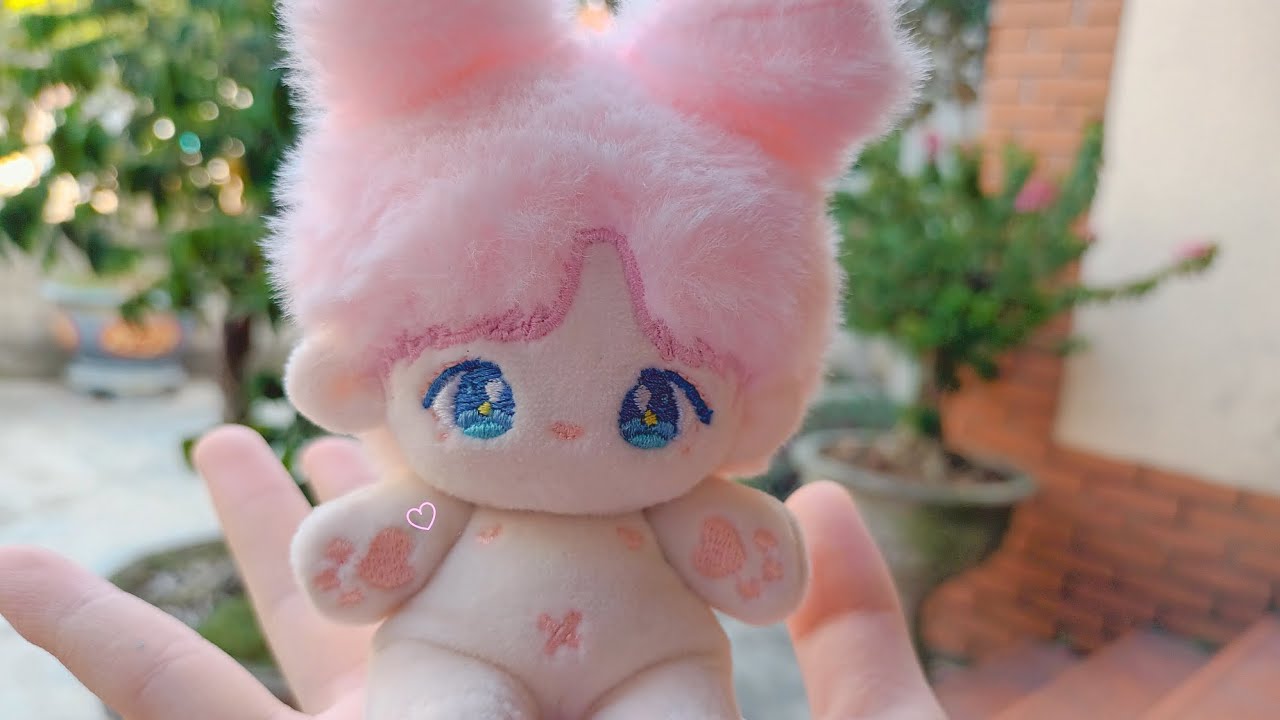 [ Unbox ] Doll thỏ nhỏ 10cm