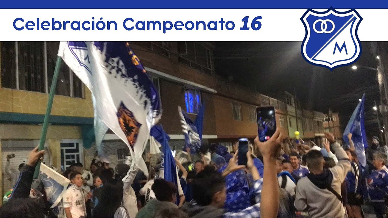 Celebración estrella 16 Millonarios