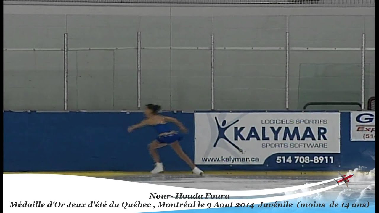 Nour-Houda Foura Médaille d'Or Jeux d'été du Québec 9 Aout 2014  Juvénile  -moins  de 14 ans-