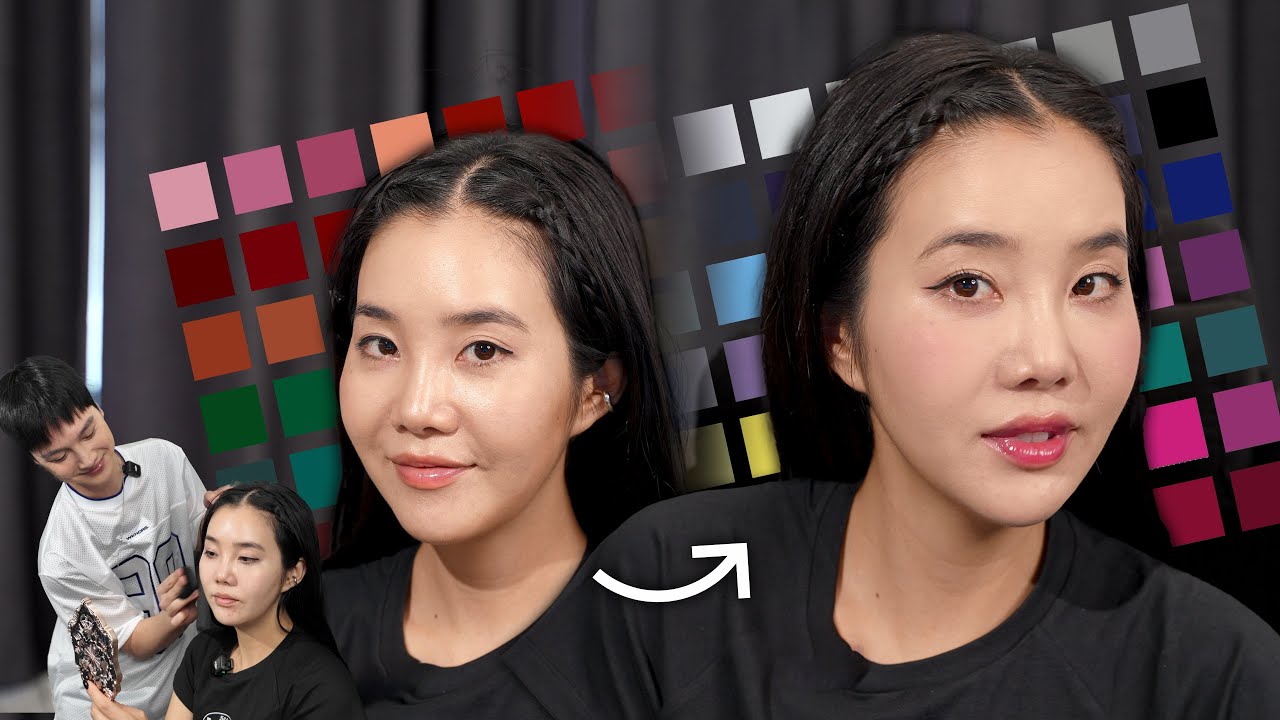 Forcing her to escape the shackles of warm toned makeup loool ft. @Joan Kim