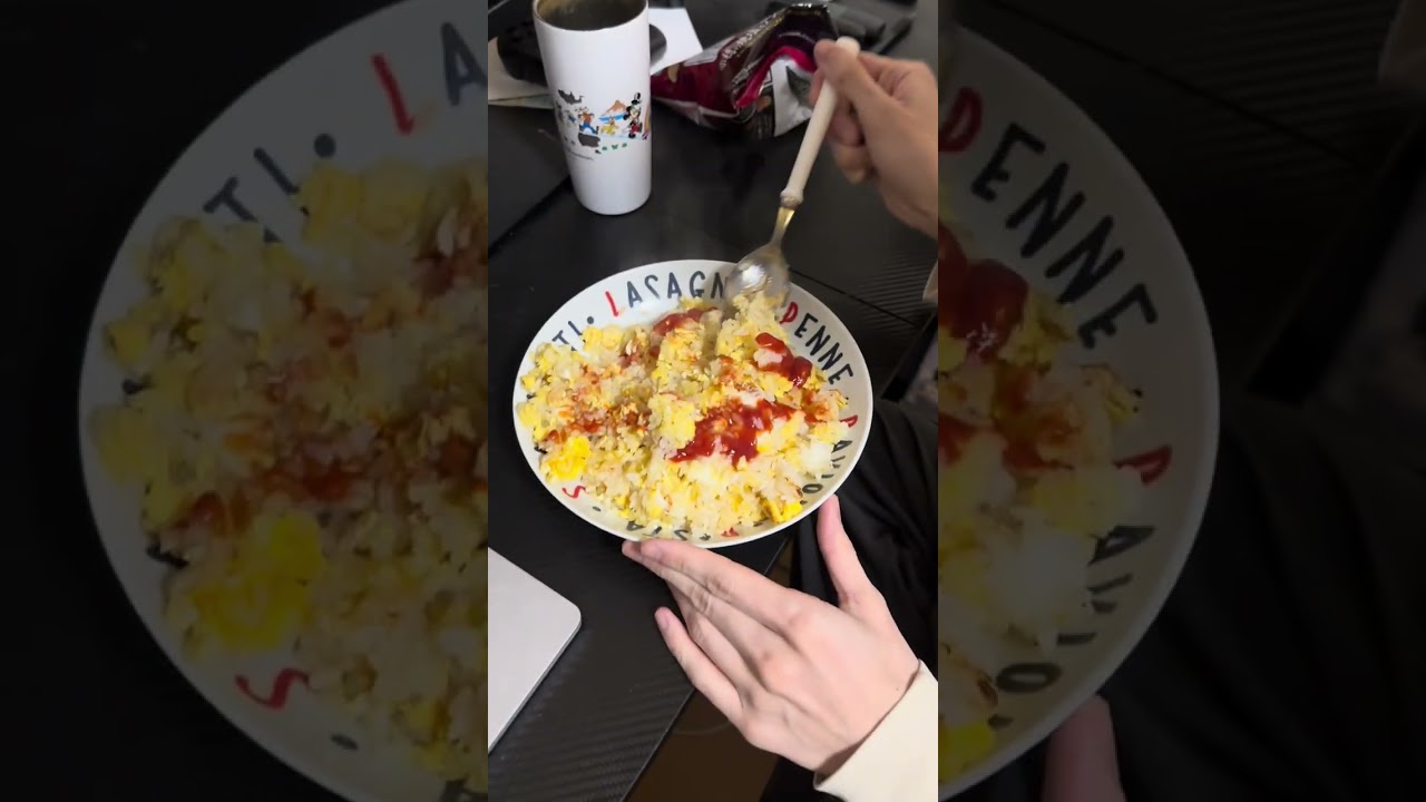 貧乏オムライス