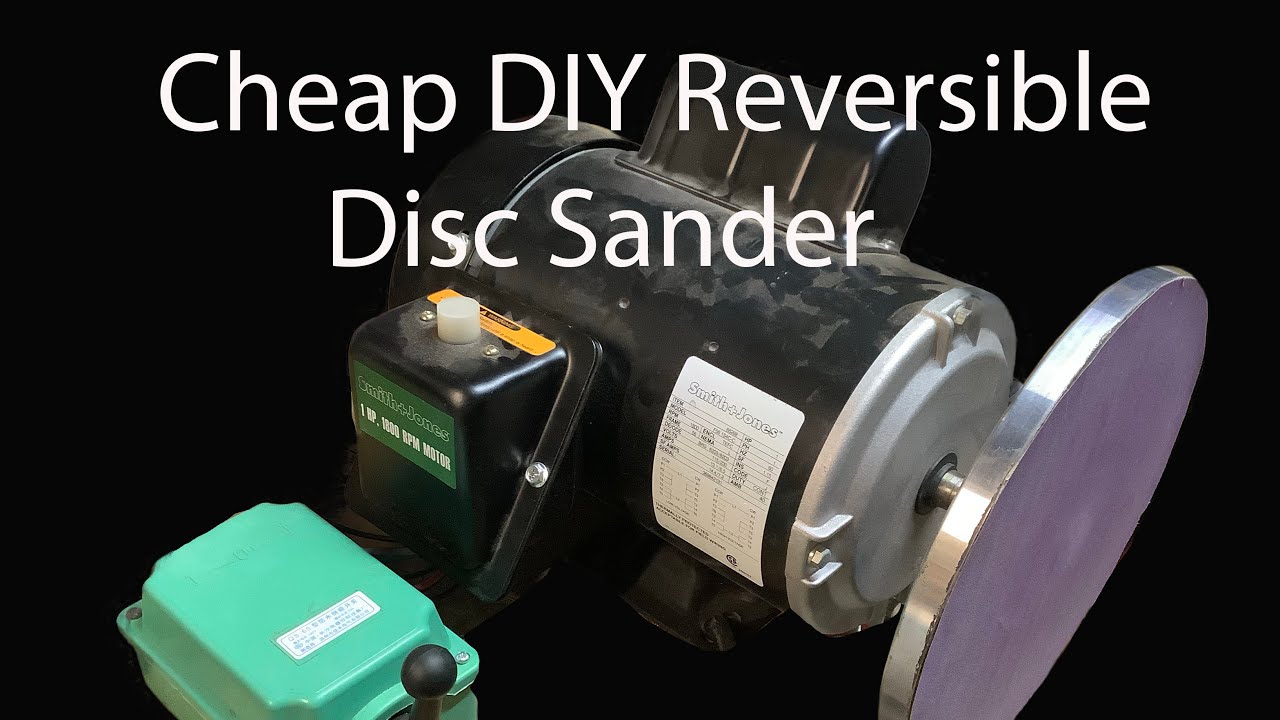 How to make your DIY disc sander reversible with a drum switch