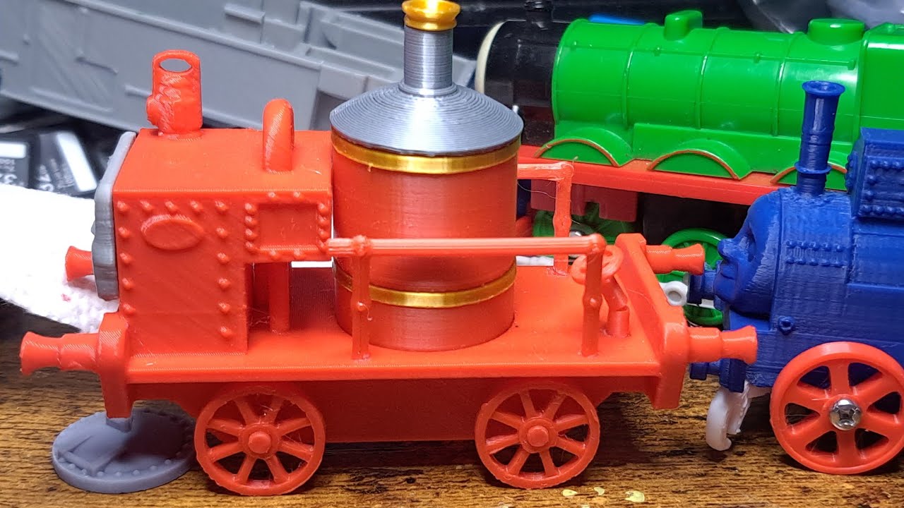 Actualizado Thomas y sus Amigos Oliver Trackmaster Impreso en Resina 3D