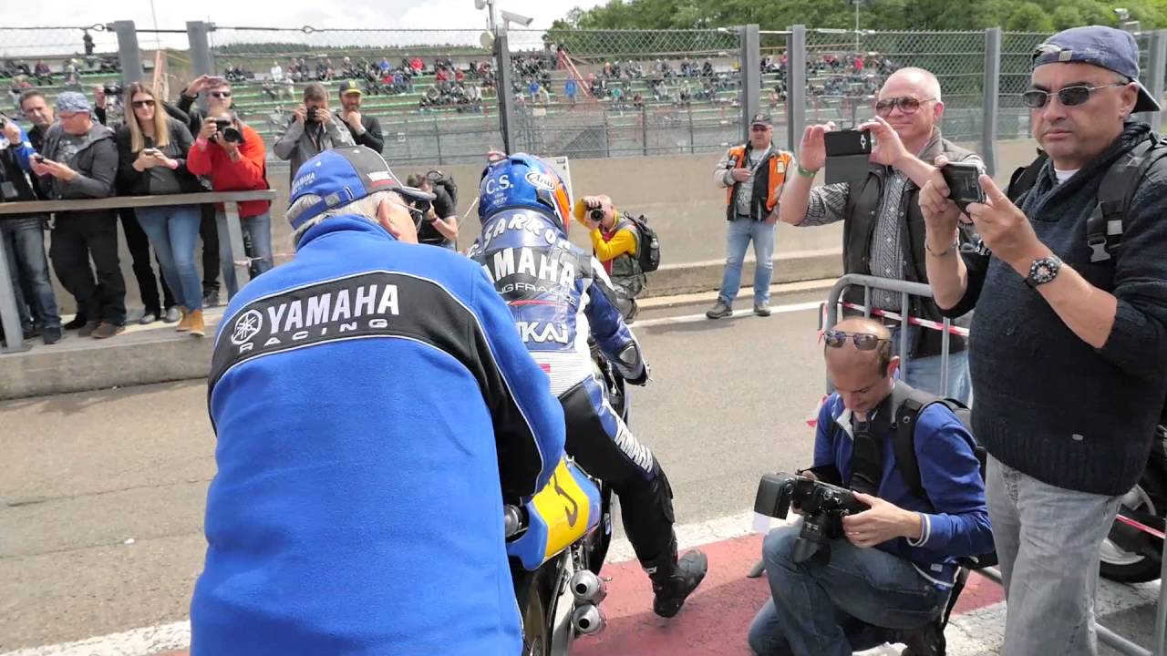 Историческая гоночная команда Yamaha блистает на гонке в Спа-Франкоршам