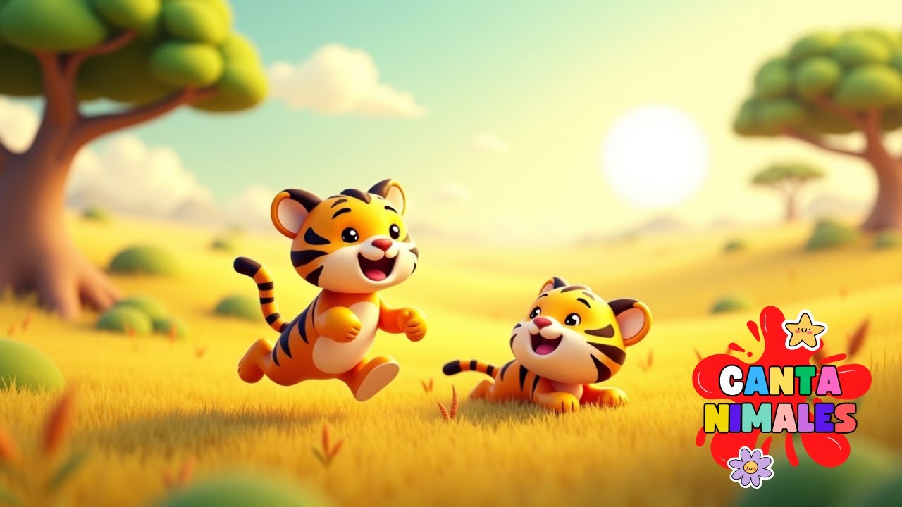 Tigre Rayitas 🐯 | Canciones Infantiles para Explorar y Divertirse 🧭🎶
