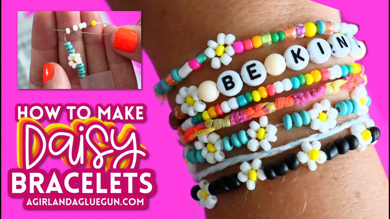 HOW TO MAKE DAISY BRACELETS