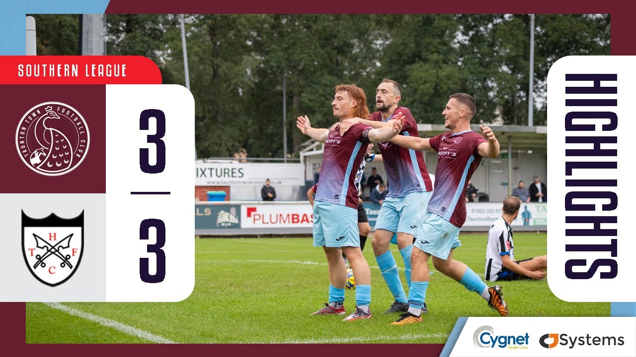 Taunton Town F.C 3 - 3 Hanwell Town F.C |  Match Highlights | Southern League Premier South