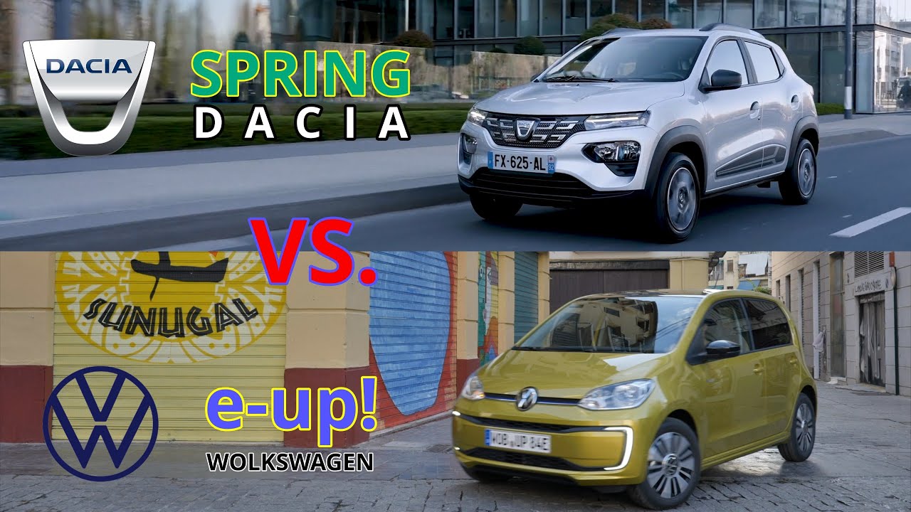 DACIA SPRING vs VW e-up! Skoda Citigo e iV Seat Mii  - best electric cars of 2021 V2