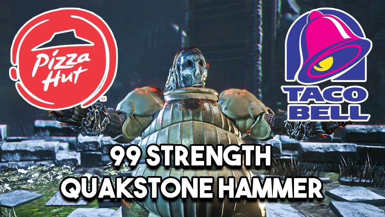 99 Strength Pizza Hut and Taco Bell One-shot Build - Dark Souls 3