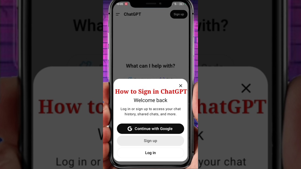 How to Sign in ChatGPT | ChatGPT Sign in Problem | How to Login ChatGPT | ChatGPT Login Problem