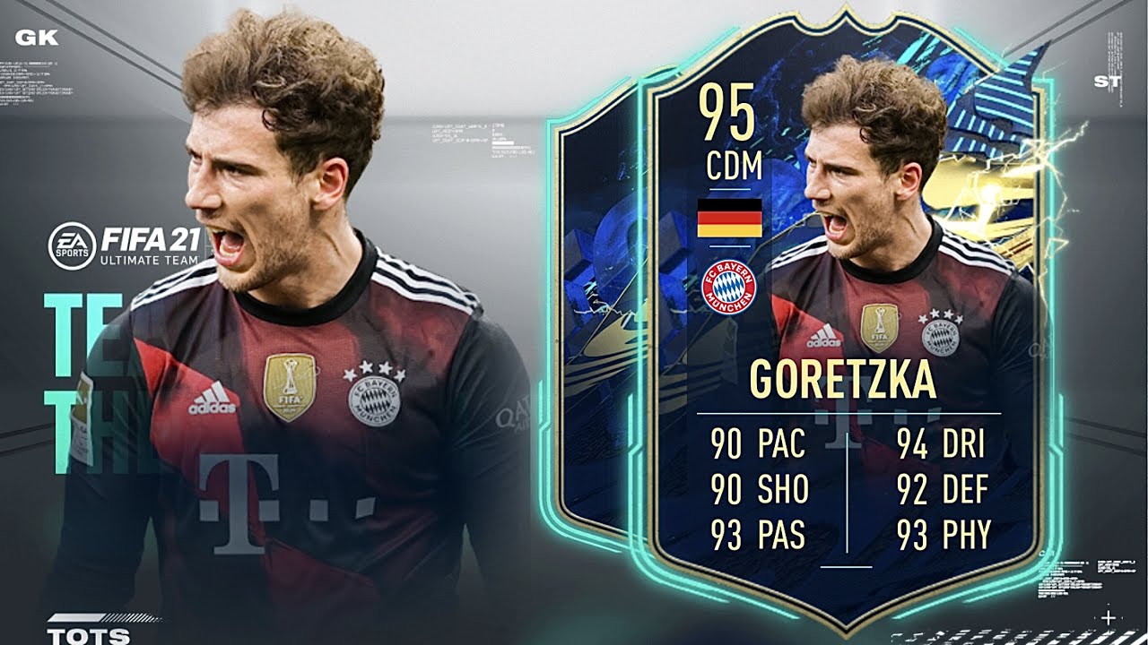 FIFA 21: LEON GORETZKA 95 TOTS PLAYER REVIEW I FIFA 21 ULTIMATE TEAM