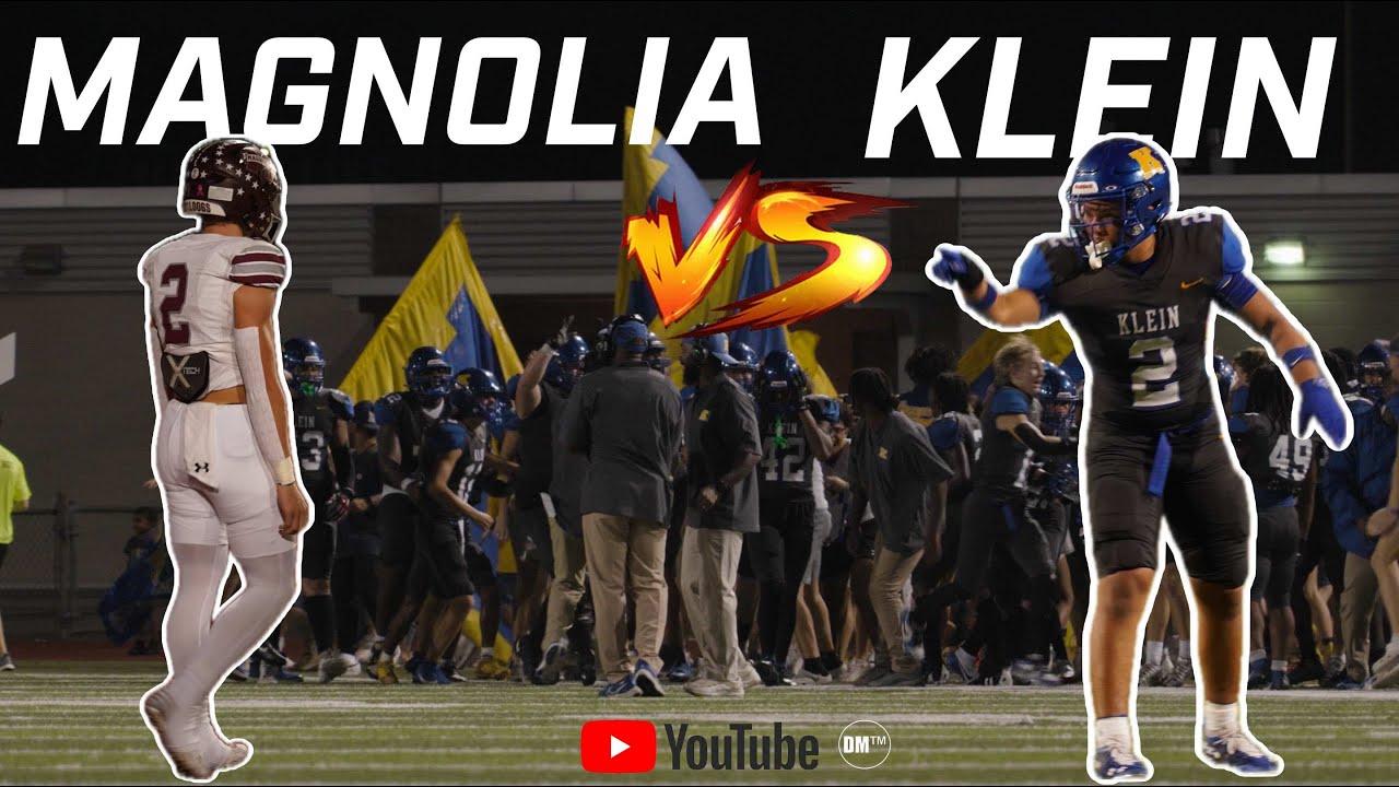 TX 6A Football 🔥 | Magnolia vs Klein | This 1 went down to the wire..| Powered By 