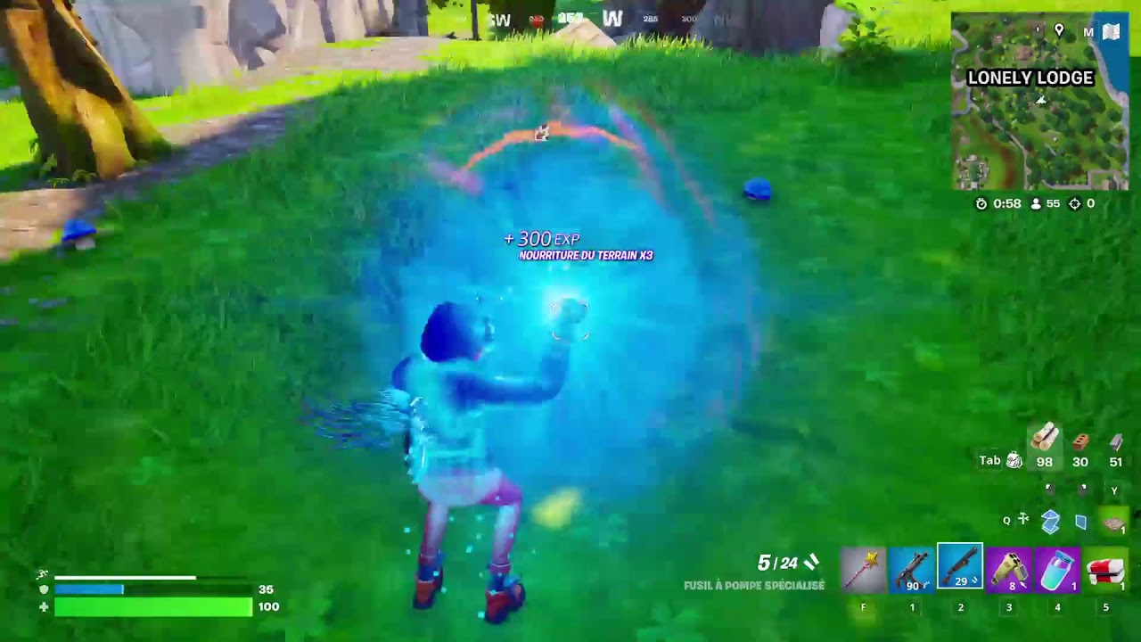 Viens je suis en live sur Fortnite