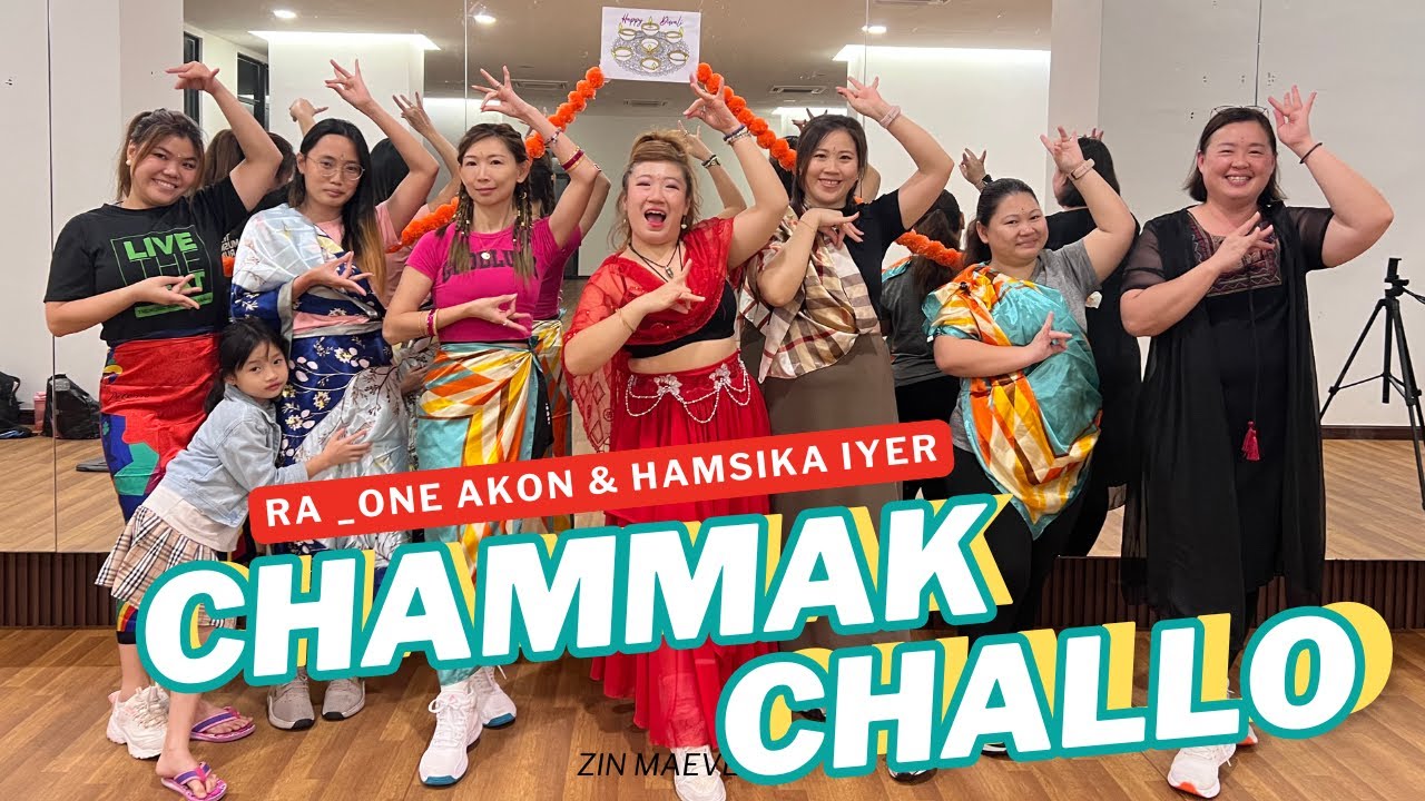 Chammak Challo -  Ra _one Akon & Hamsika Iyer by ZIN MAEVE #bollywood #dance #cardio
