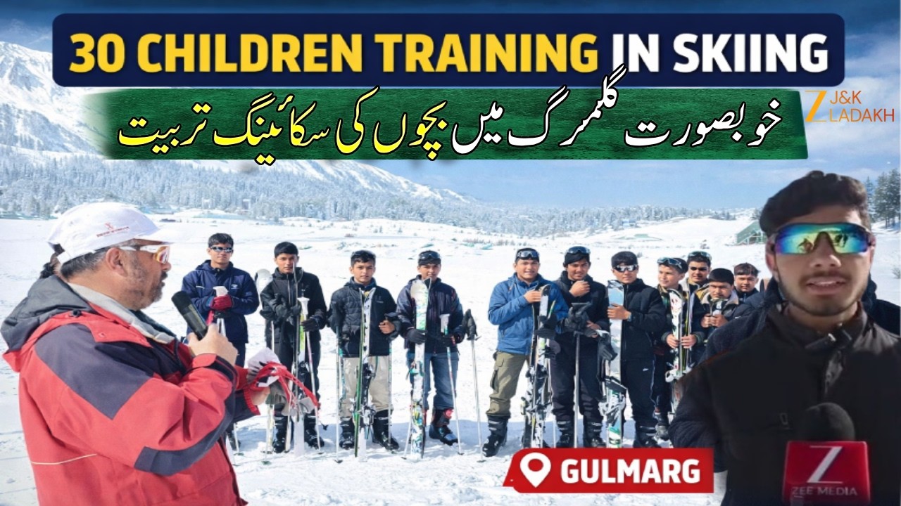 JK News | 30 Students Trained at Gulmarg Ski Resort by JK Youth Services! | Weather news | Zee JKL