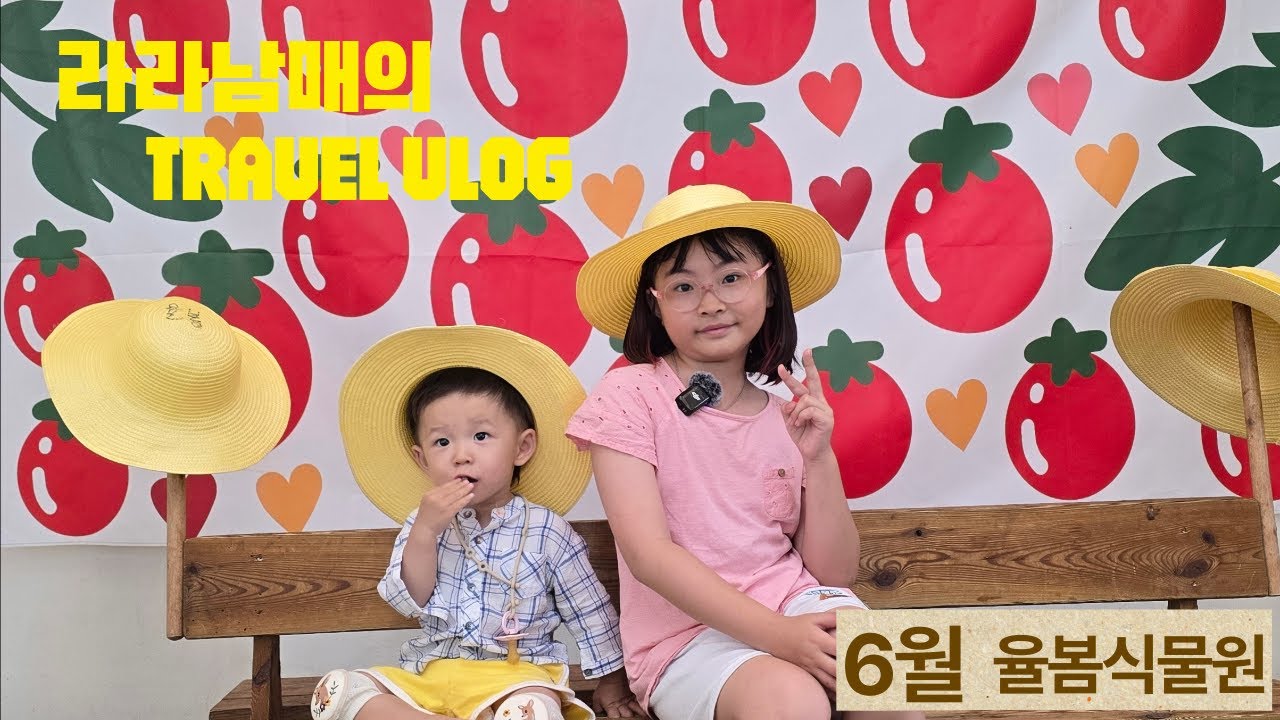06월 율봄식물원//6월 수국이 예쁜 율봄식물원//방토마토체험도 하고 동물 먹이도 주고 라라남매와의 즐거운 나들이였다