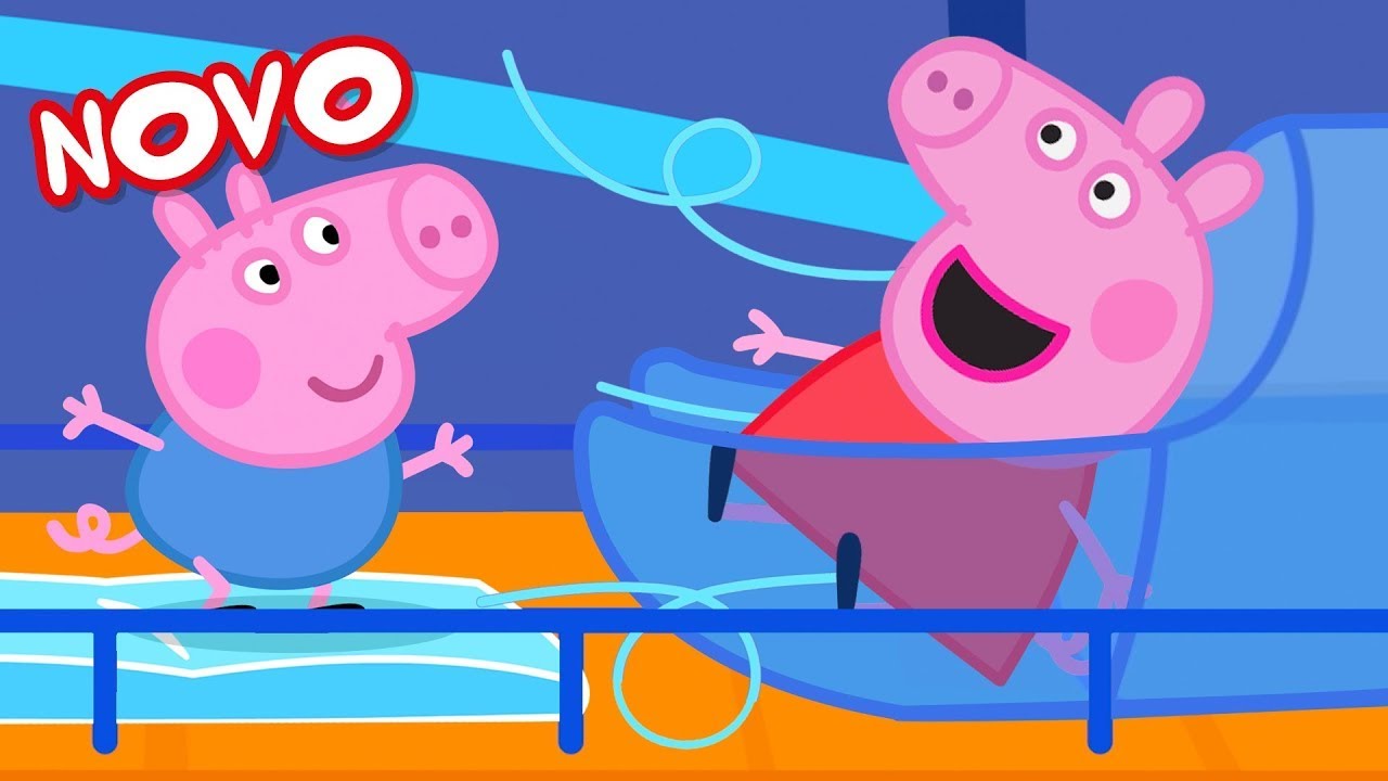 Peppa Pig Português Brasil | Um Dia na Casa de Diversões | NOVO Contos da Peppa Pig