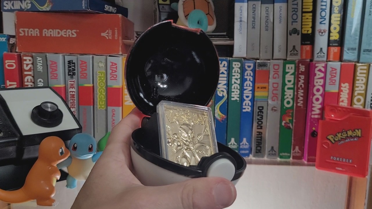 23K Gold Pokemon Trading Card Pokeball Case, Burger King