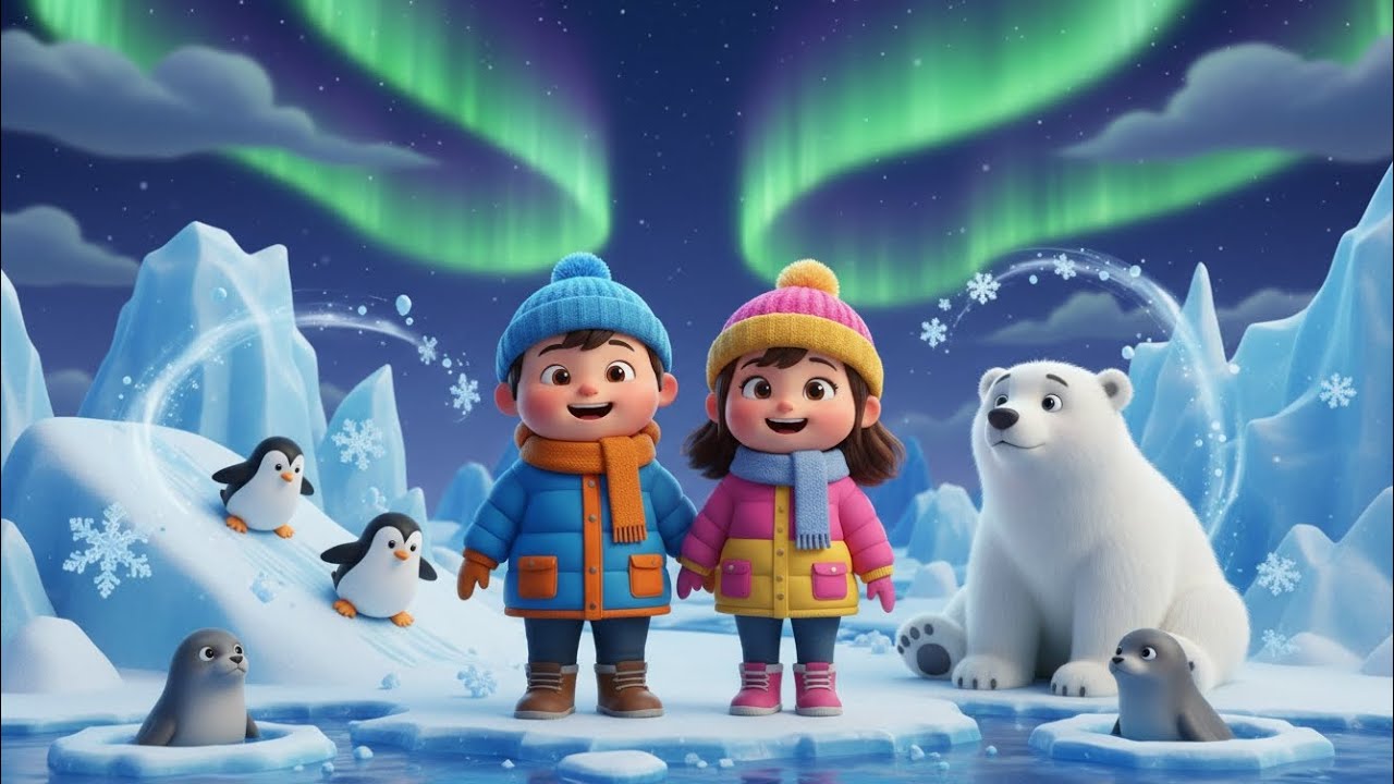 رحلة دودي ومودي إلى عالم الجليد ❄️🐻‍❄️ | قصة ممتعة للأطفال