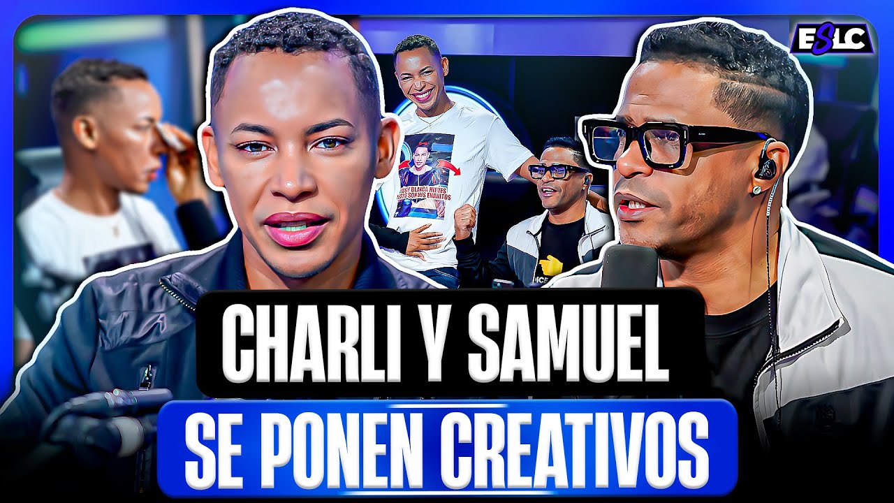 CHARLY Y SAMUEL SE PONEN CREATIVOS Y TRAEN T SHIRT ECHÁNDOLE VAINA AL OTRO “PARA MORIR DE RISA”