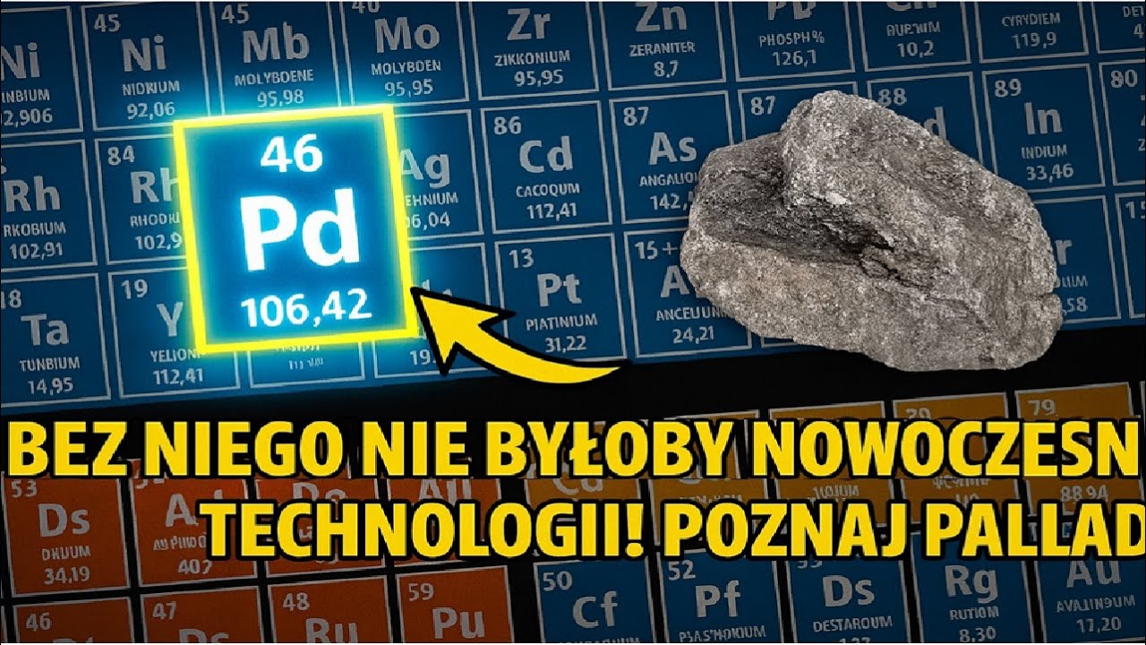 Pierwiastek PALLAD &ndash; Tajemnica Najcenniejszego Metalu! 🔬💎