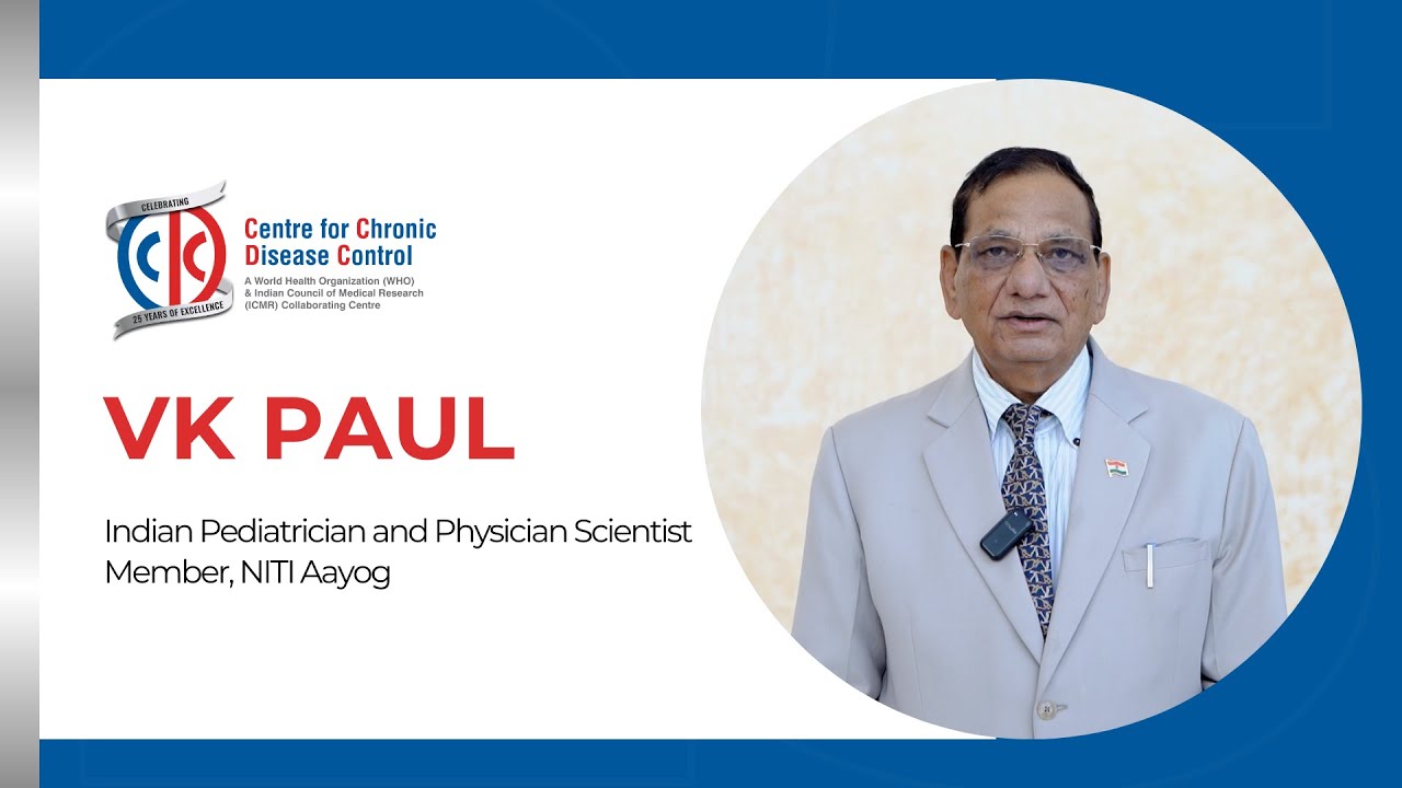 CCDC 25 years, VK Paul