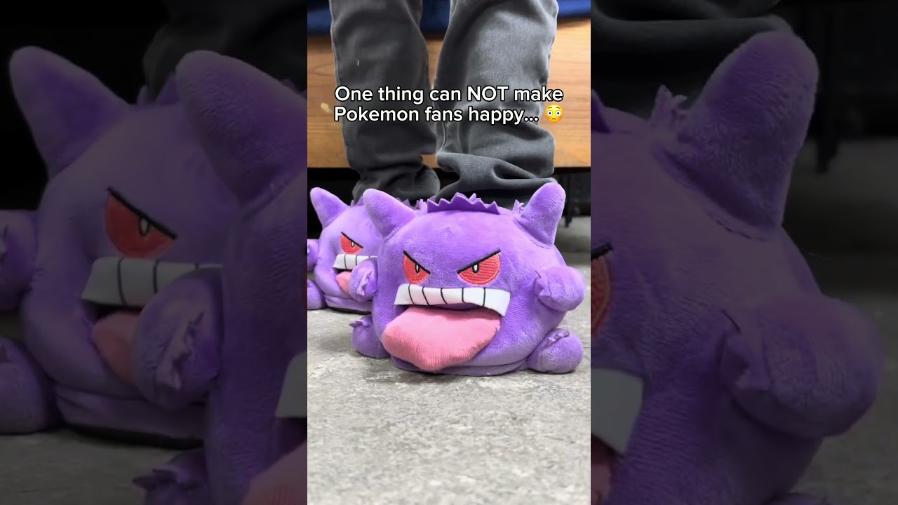 Gengar Slippers🤪Link in bio📦 #pokemon #pokemongo #pokemonfan #fypシ