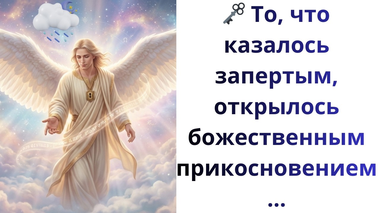 🗝️ То, что казалось запертым, открылось божественным прикосновением...