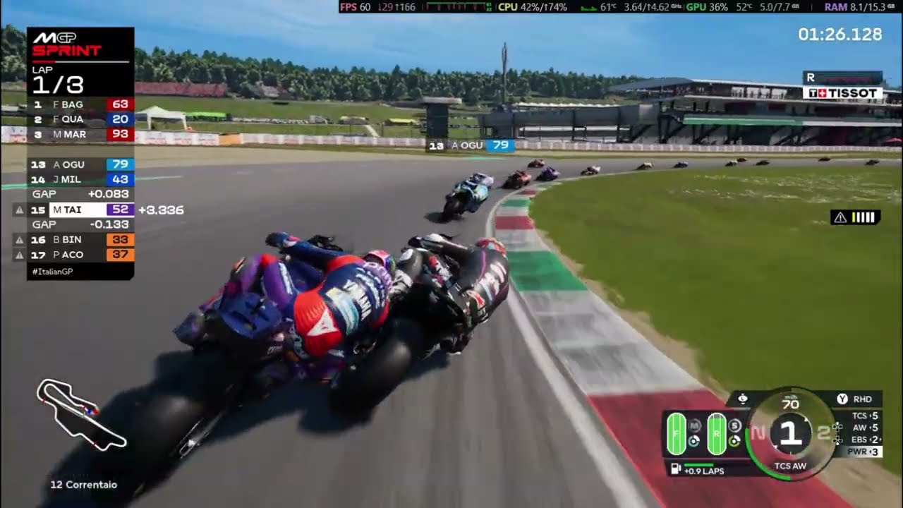 MotoGP™25 Mugello - Beginner Setup