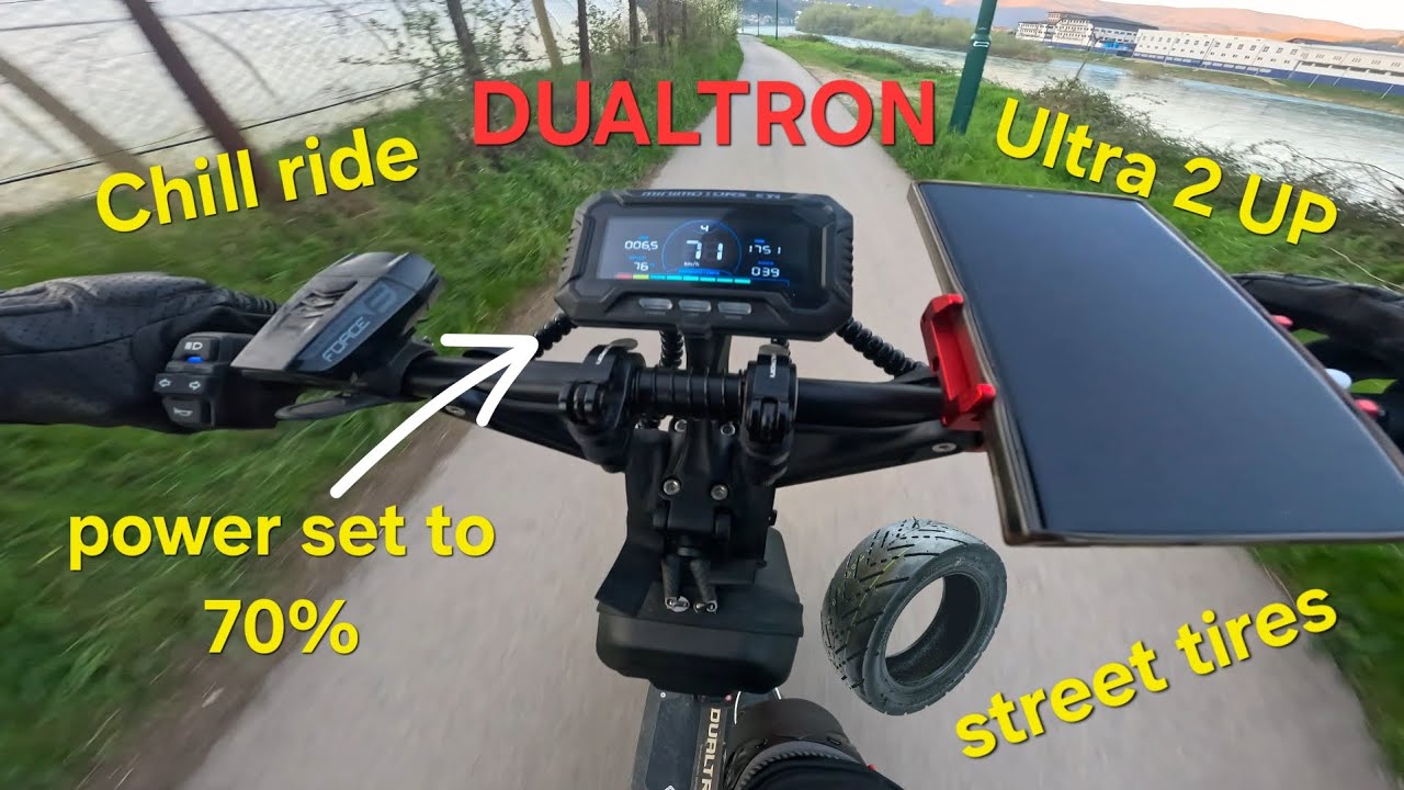 Chill ride with Dualtron Ultra 2 UP electric scooter