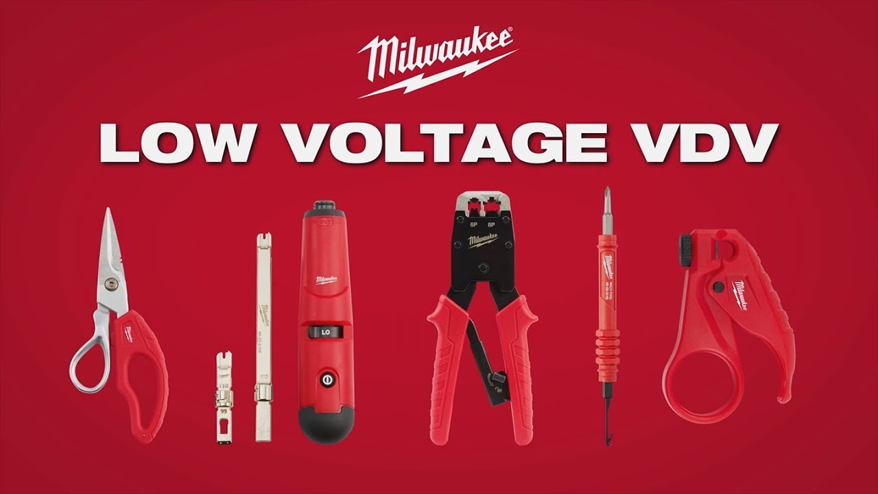 Milwaukee&reg; Low Voltage VDV Hand Tools