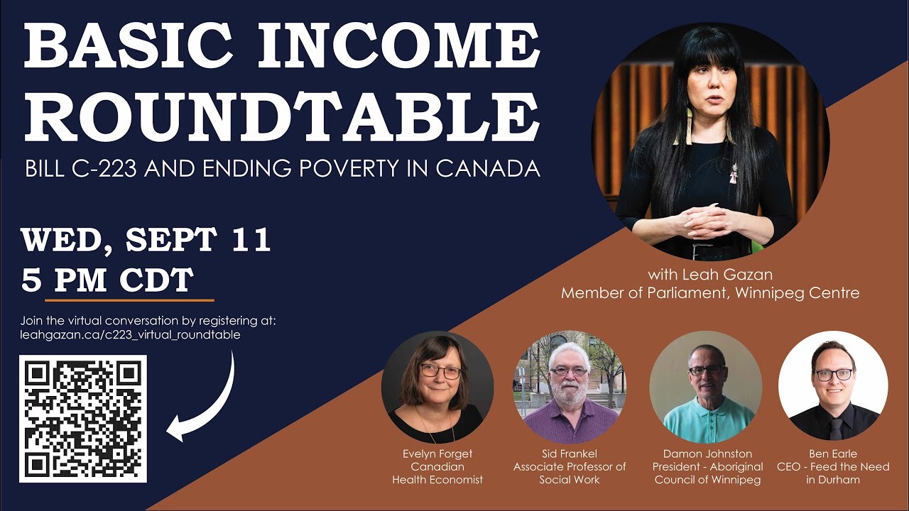 Basic Income Roundtable with Leah Gazan - Sept 11, 2024