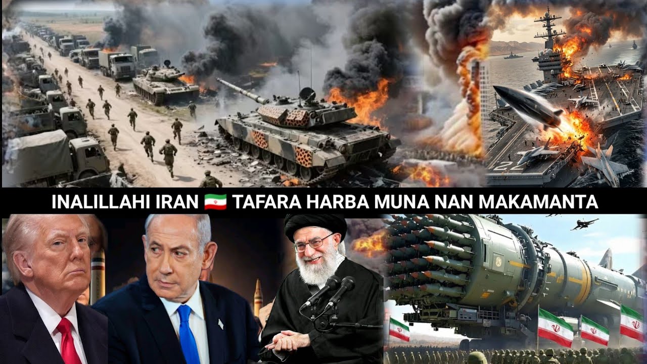Shikenan Iran 🇮🇷 Tafara Harba Muna Nan Makamanta Masu Linzamin Akan Israel 🇮🇱 da Amurka 🇺🇸