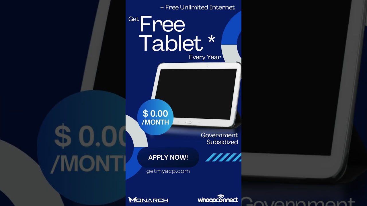 Affordable Connectivity Program - Free Talk Text and Data & A Android Tablet 