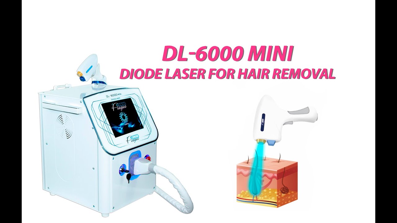 DL-6000 mini Diode laser for Hair Removal. Beauty equipment by Alvi Prague