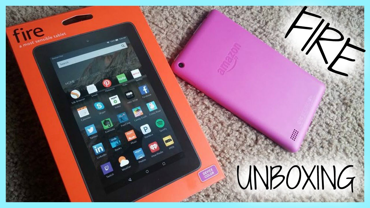 UNBOXING/Fire Tablet, 7