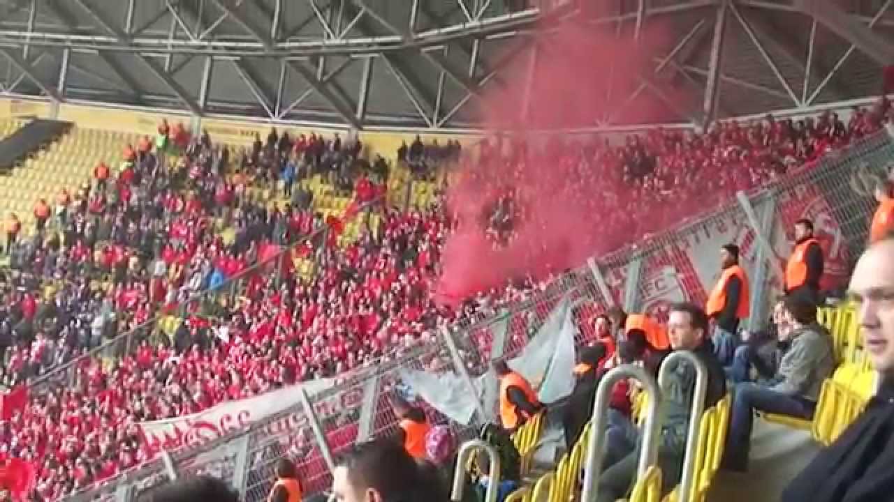 Dynamo Dresden vs. HFC Chemie 2:3,HFC Fans in Sachsen