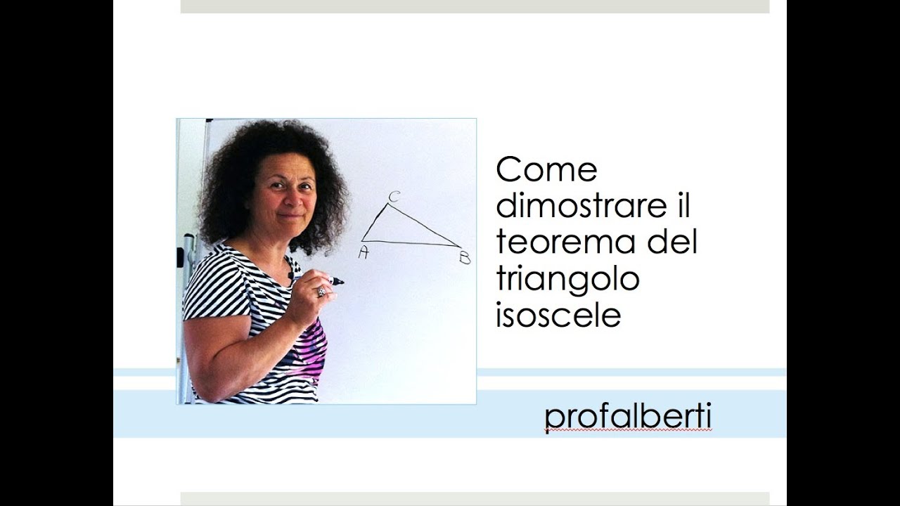 Triangolo isoscele: definizione e teorema