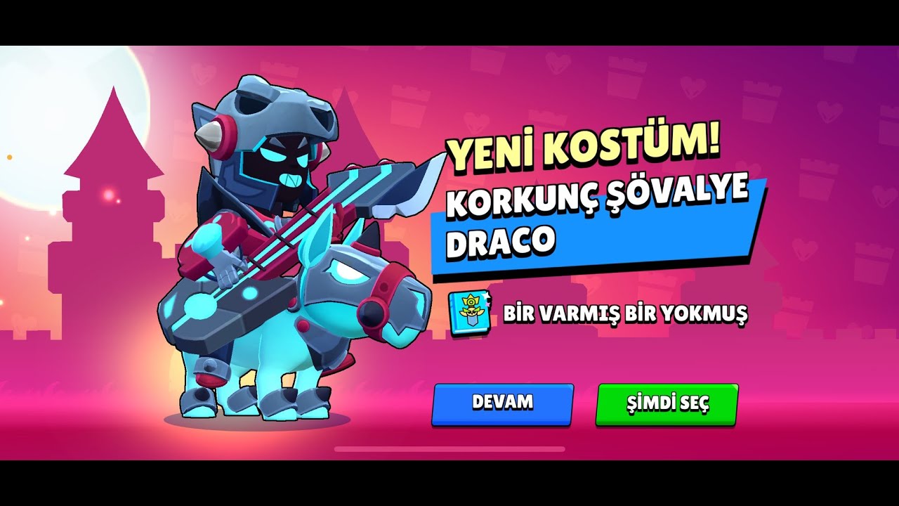 KORKUNÇ ŞÖVALYE DRACO ALDIM!! - Brawl Stars