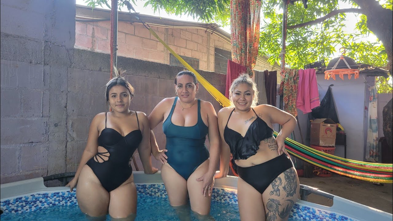 🔴-Esmeralda nos invita a su casa por que lleno su piscina de nuevo 🦵🏻🦵🏻