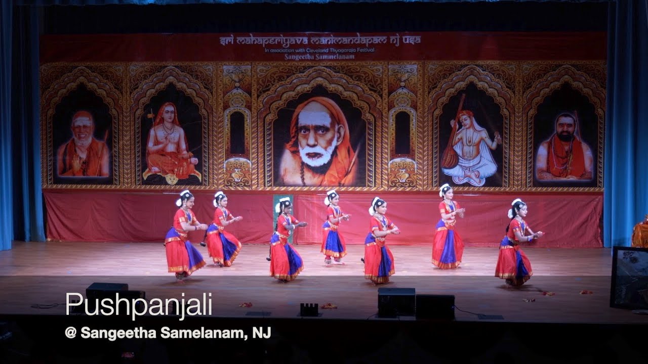 Pushpanjali @ Sangeetha Samelanam| Mahaperiyava NJ & Cleveland Thyagaraja| ShivaJyothi Dance Academy