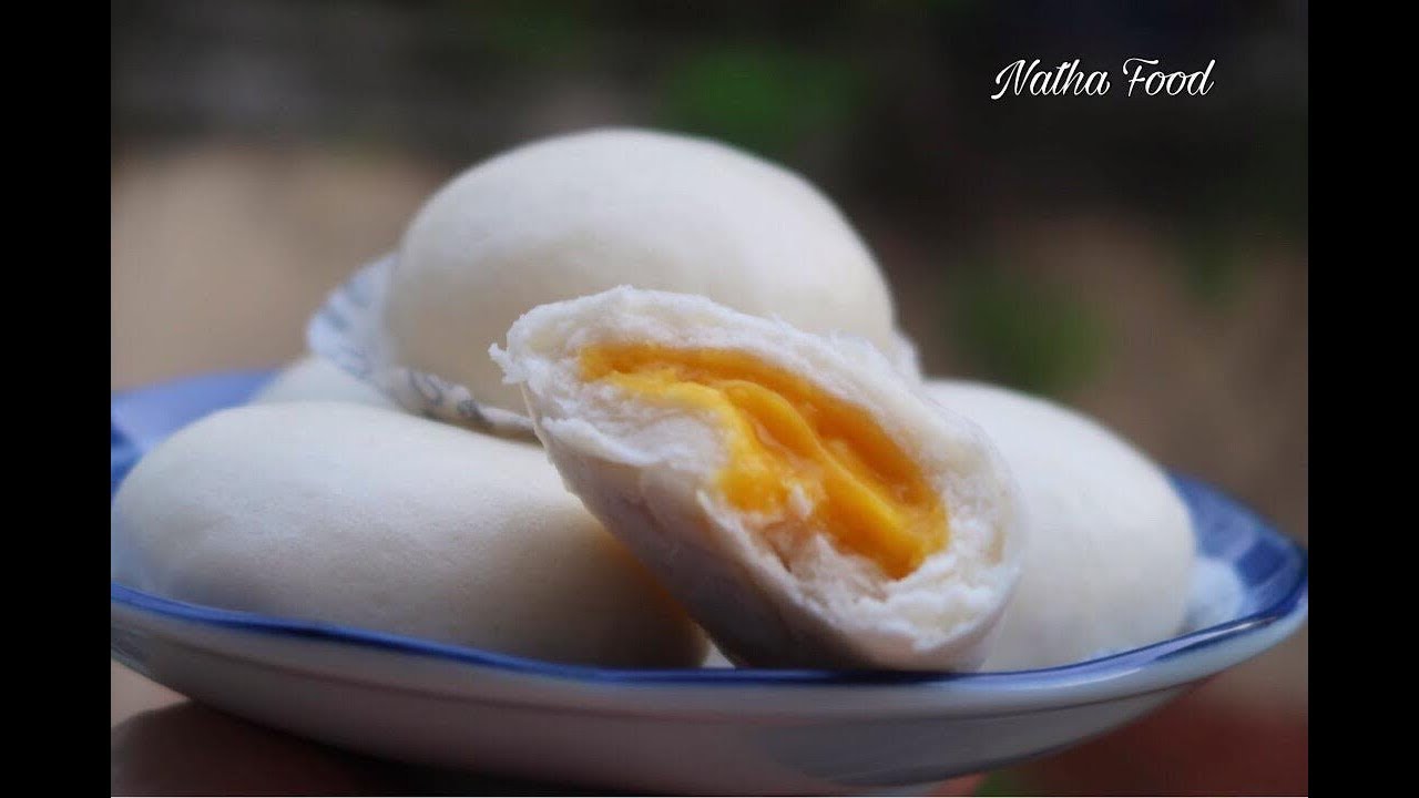 Cách làm bánh bao nhân ngọt ngon dễ ơi là dễ|| Natha Food