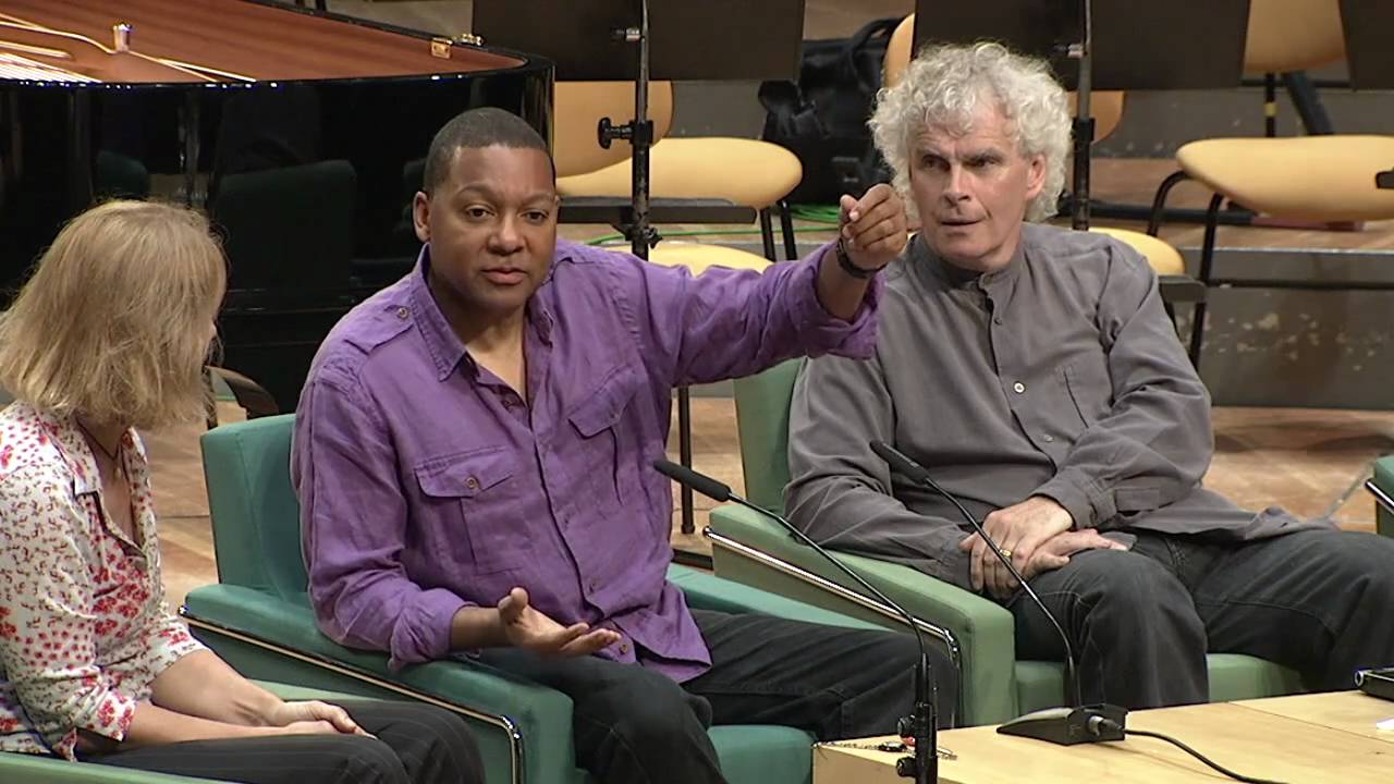 Simon Rattle and Wynton Marsalis in conversation