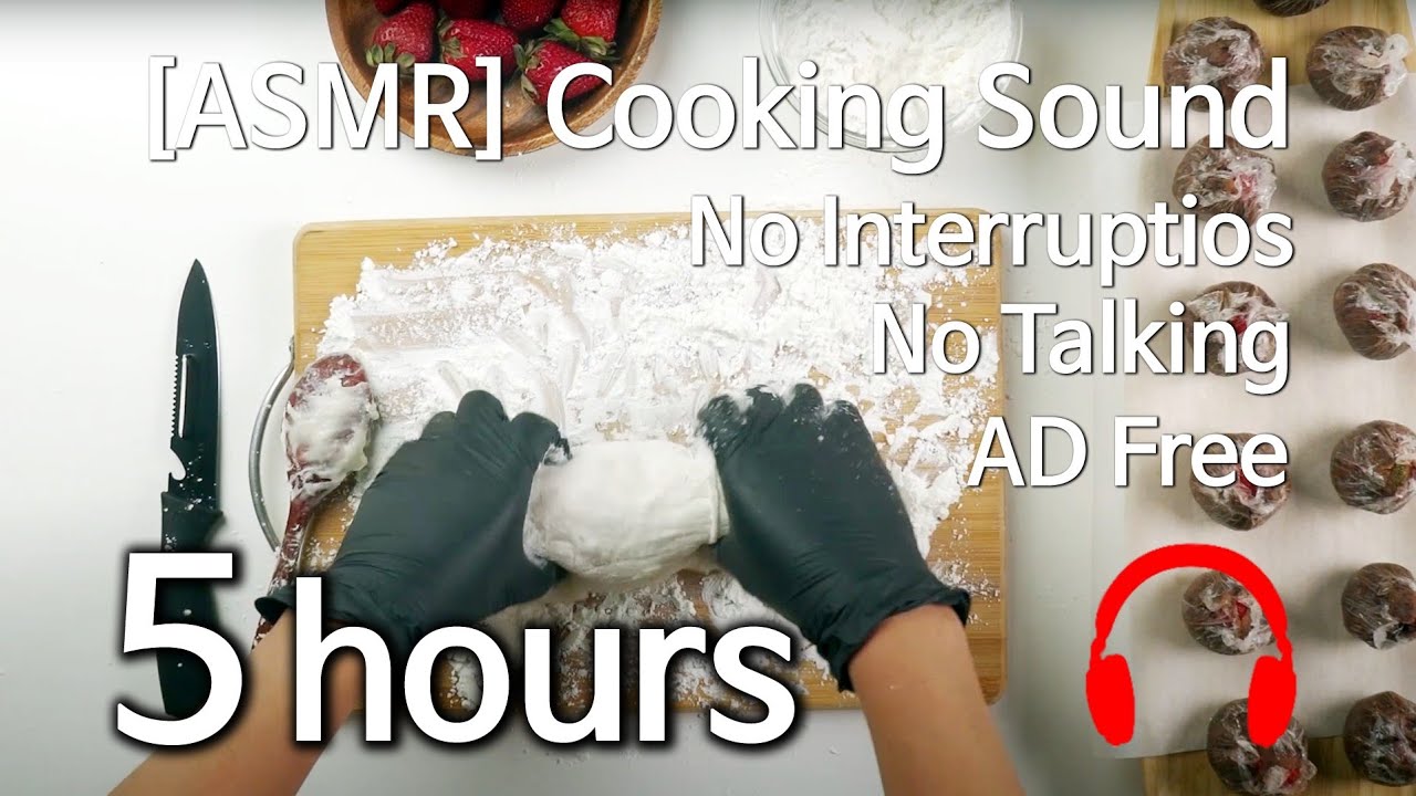 [ASMR Cooking2] Без разговоров, 5 часов глубокого расслабления и сна || Свободный от рекламы