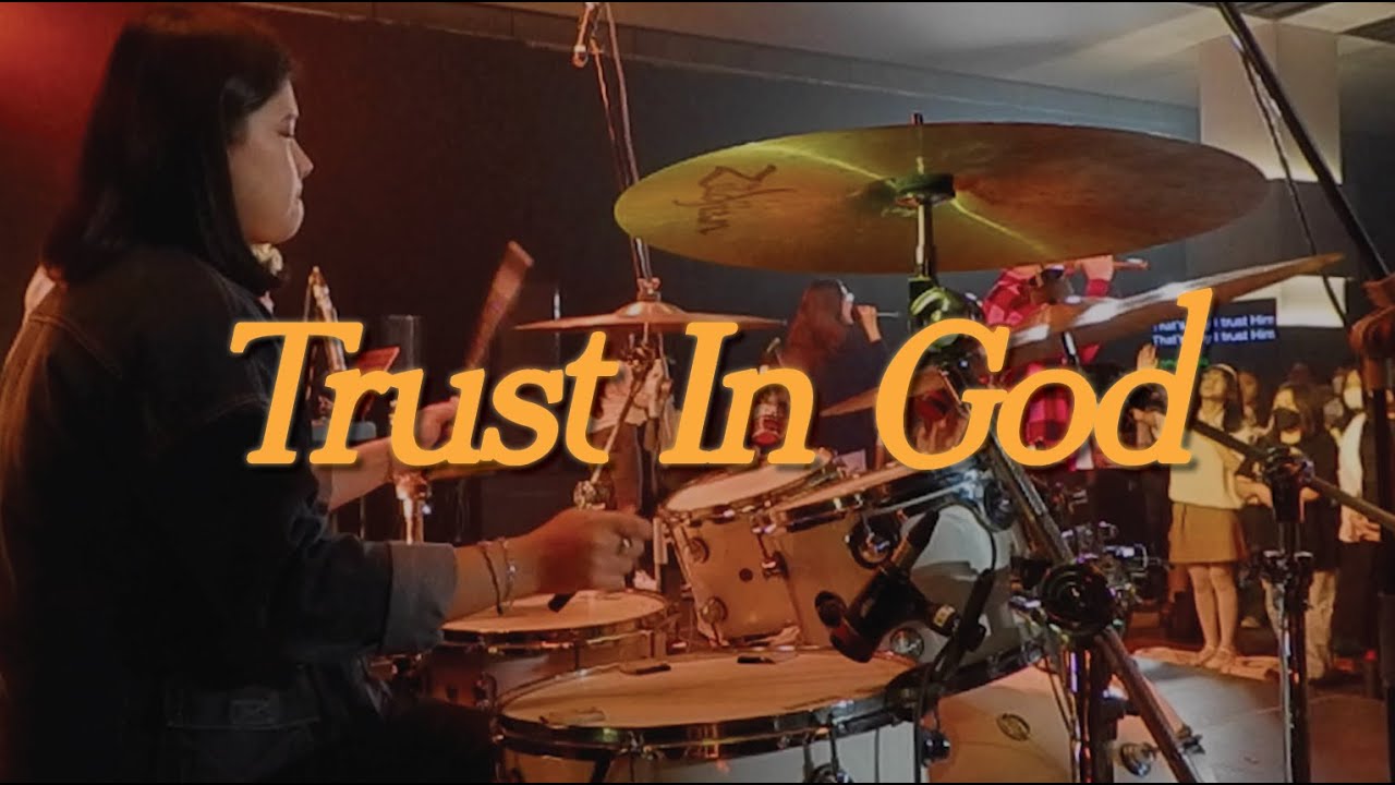 TRUST IN GOD - Elevation Worship | Sharon Drum Cam