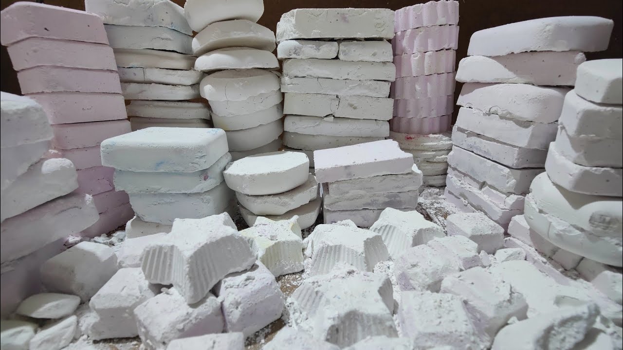 180+ PLAIN WHITE CHALK CRUSH | MASS CRUSH | ODDLY SATISFYING