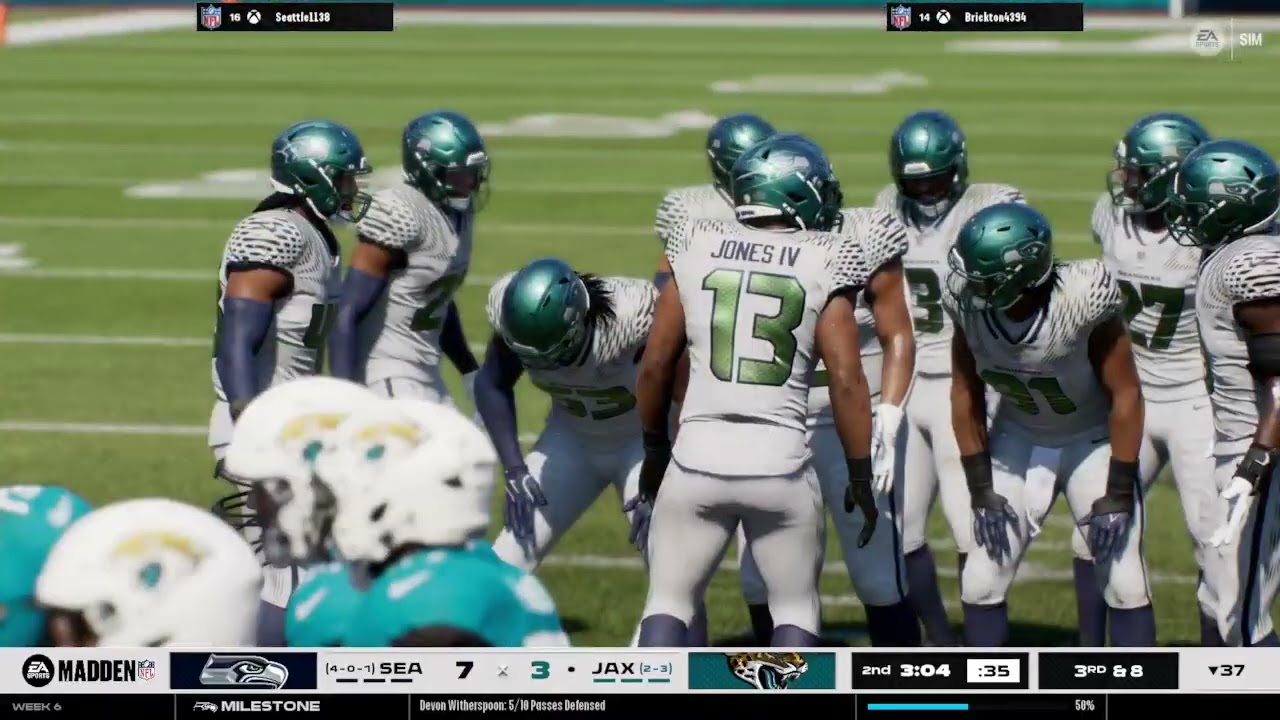 Highlight: Seahawks @ Jaguars