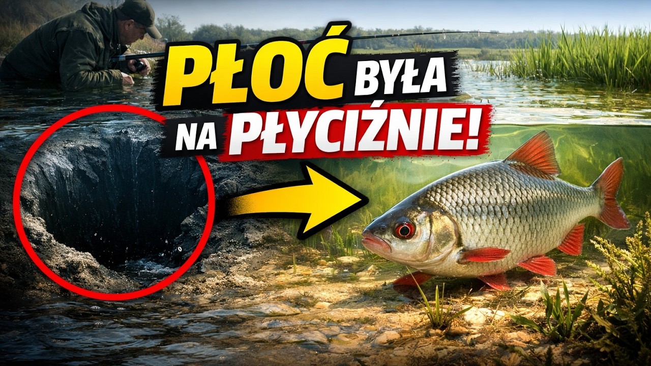 Wszyscy szukają płoci w dołkach. Popełniają NAJWIĘKSZY błąd tej wiosny!