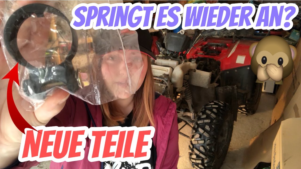 Endlich ist der Auspuff dicht 🛠👌 || Tankstandgeber verbaut || TGB Blade 425 || SchrauberGirl #3
